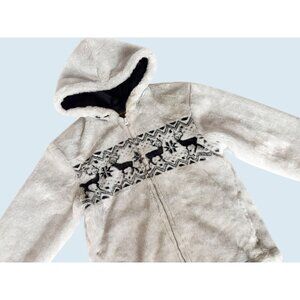 WOOLRICH Faux Fur Winter Inspired Full Zip Jacket Size Small